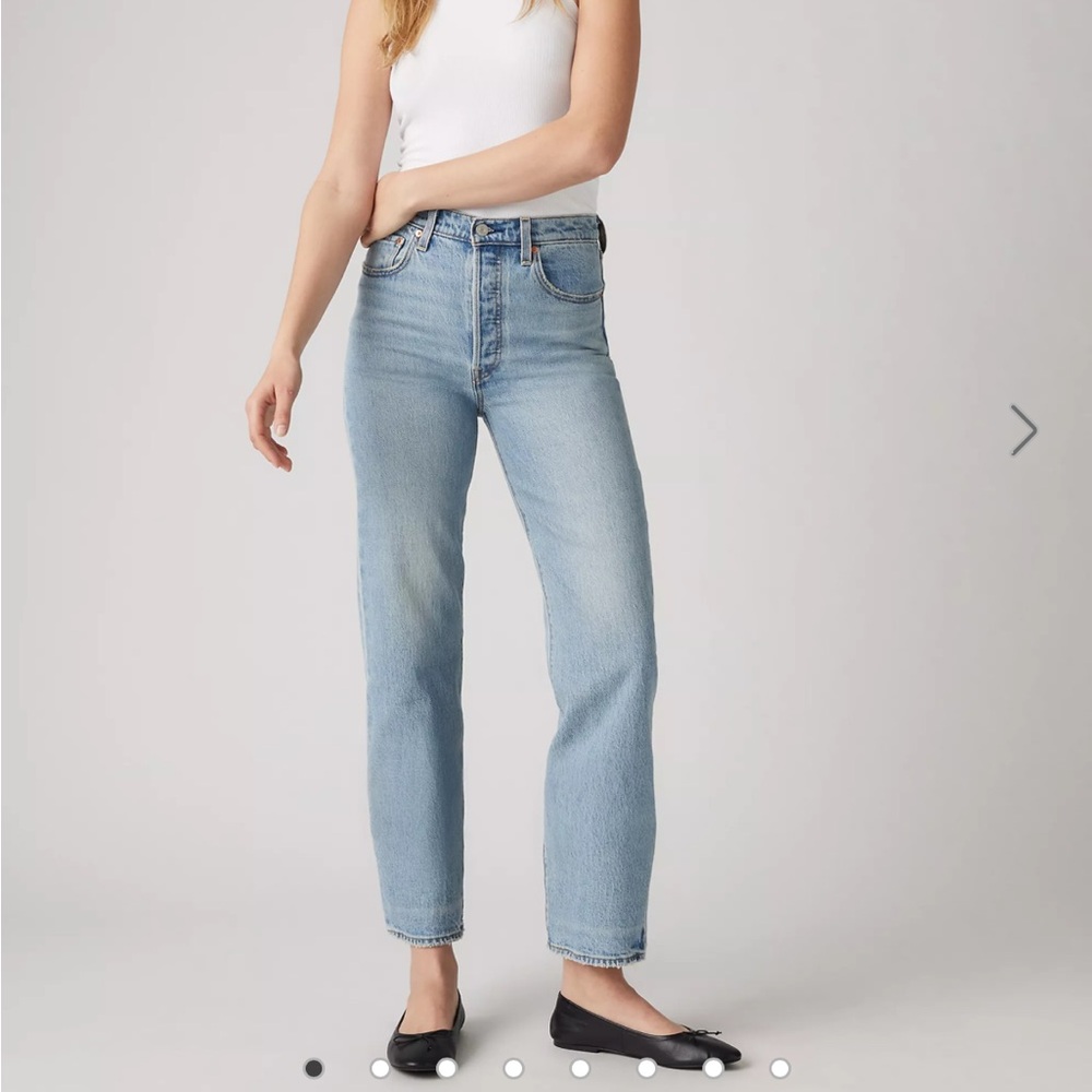 Levi's Premium Ribcage Straight Ankle Jeans